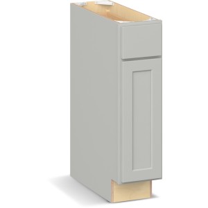 RELIABILT Parkstone II Base Cabinet, Light Gray, 9" W, 1 Door 1 Drawer, Fully Assembled - 649974 | Lowe's Pro Supply